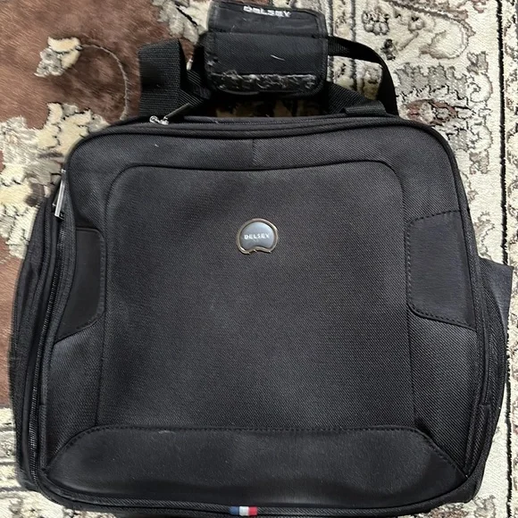 free worldwide shipping Delsey Wheeled laptop Bag